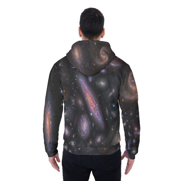 Galaxies Galore Sherpa Fleece Zip Up - Image 4