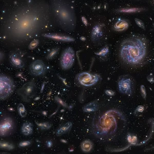 Galaxies Galore Gigapixel Long